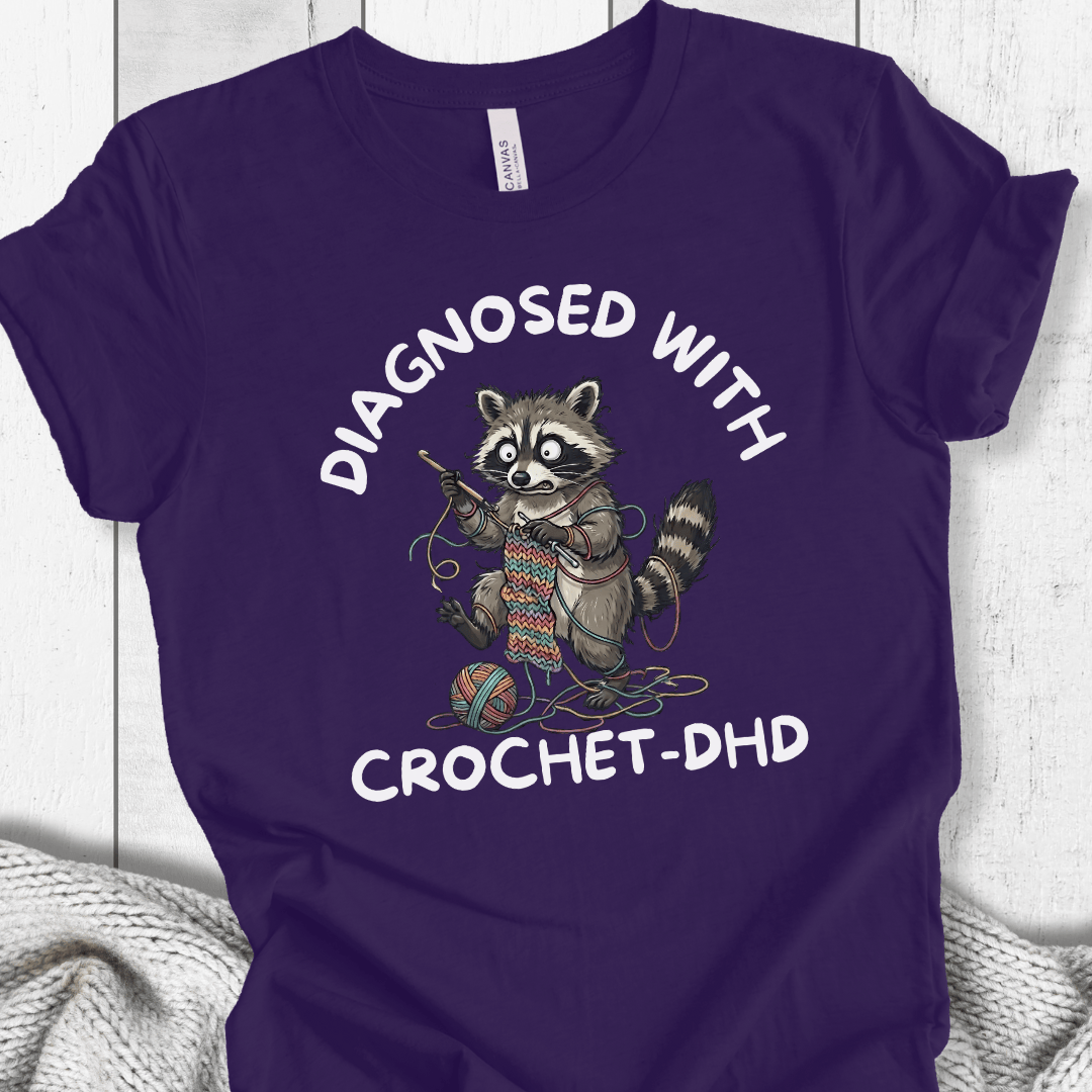 Crochet-DHD T-Shirt Team Purple / XS