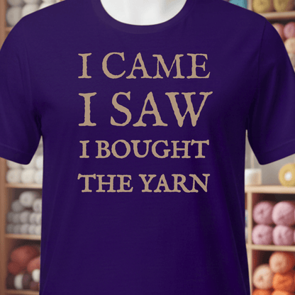 I Came, I Saw T-Shirt Team Purple / XS