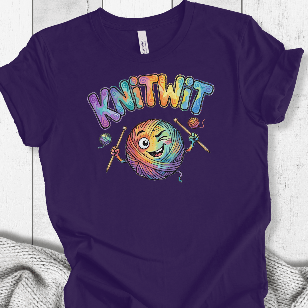 Knitwit T-Shirt Team Purple / XS