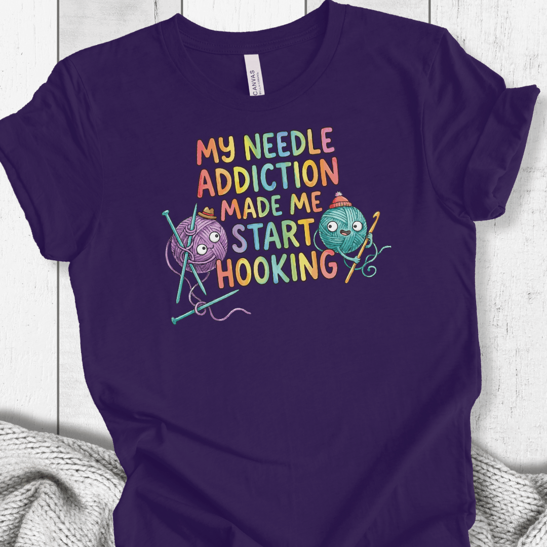 My Needle Addiction T-Shirt Team Purple / XS