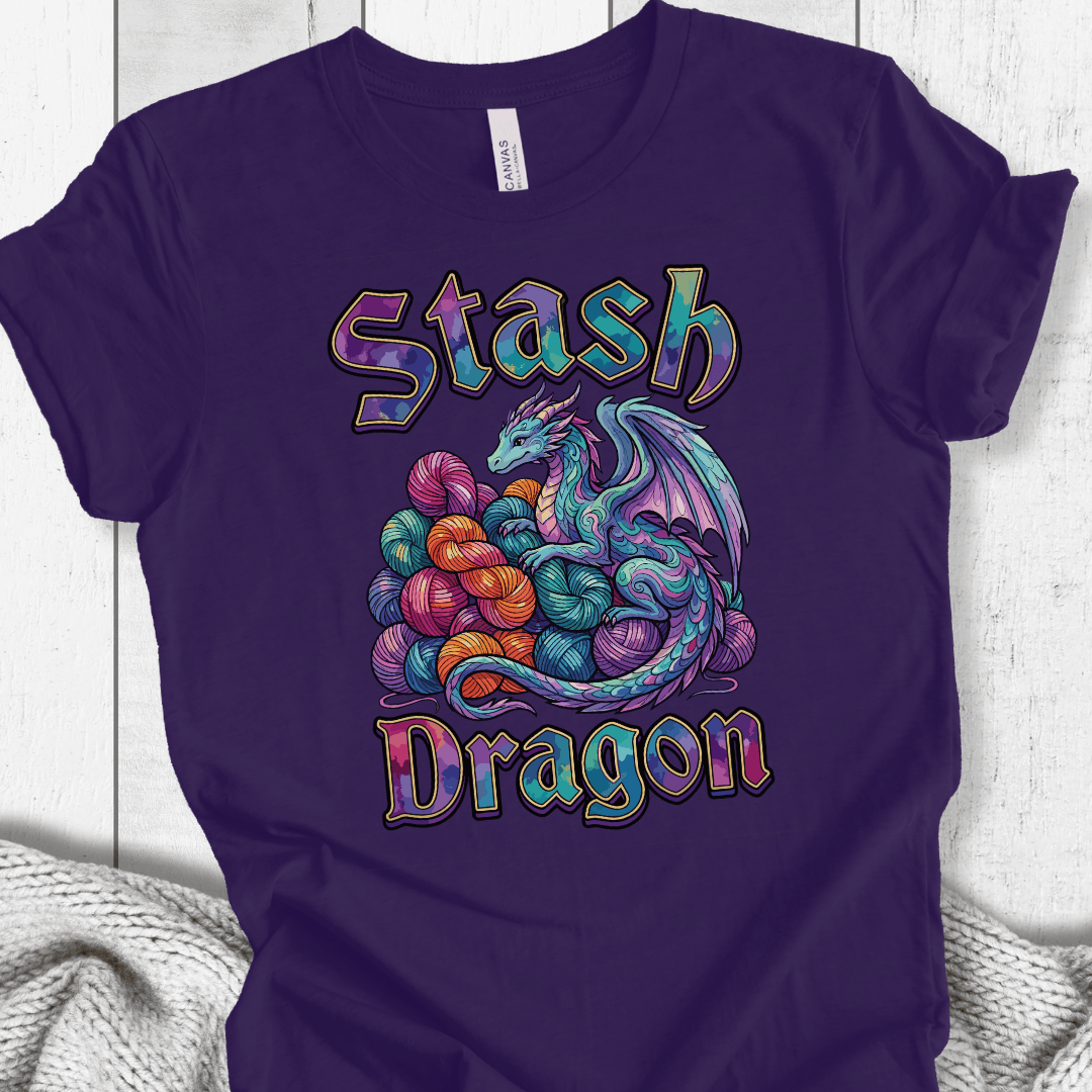 Stash Dragon T-Shirt Team Purple / XS