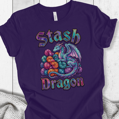Stash Dragon T-Shirt Team Purple / XS