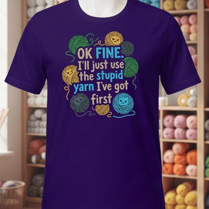 Stupid Yarn T-Shirt Team Purple / XS