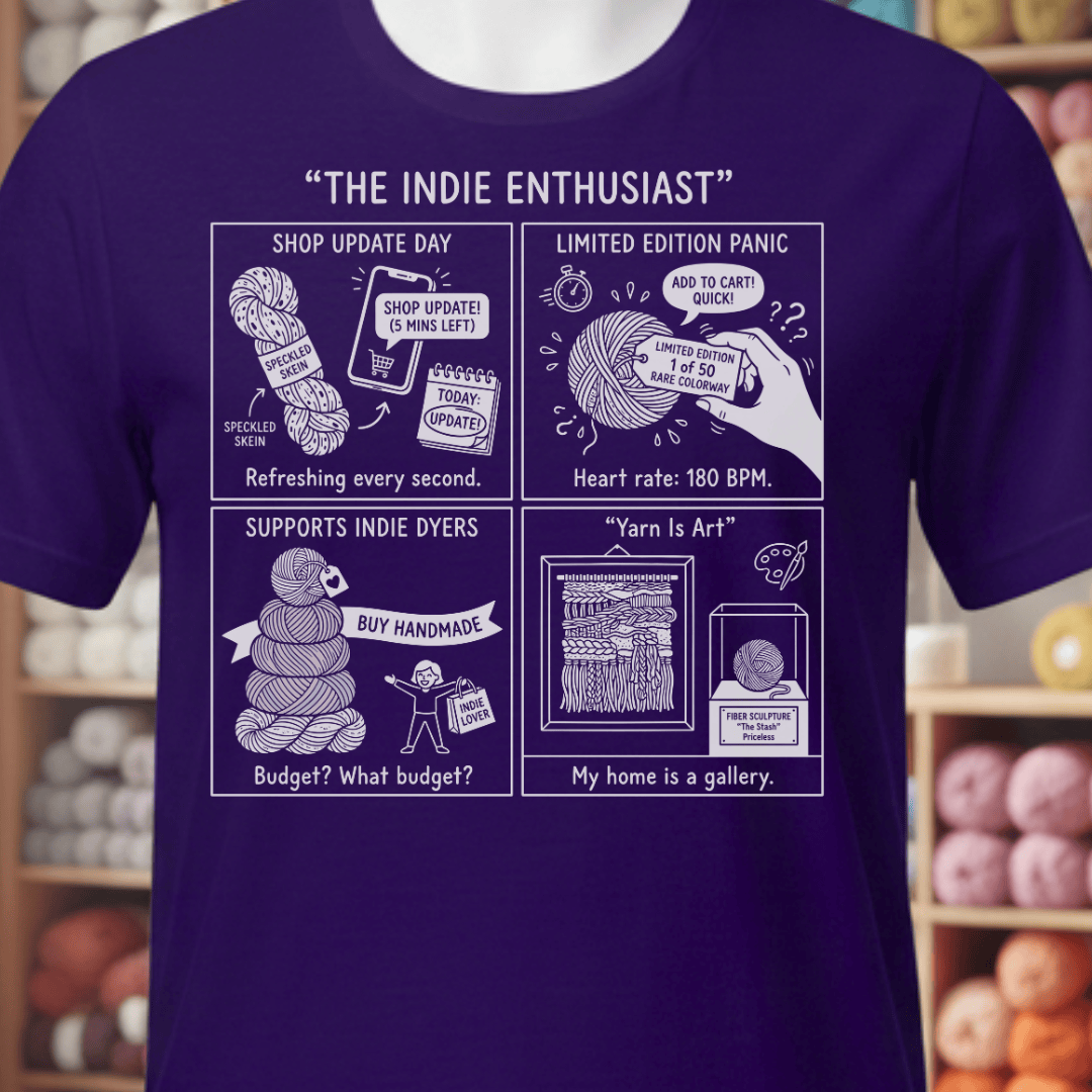 The Indie Enthusiast T-Shirt Team Purple / XS