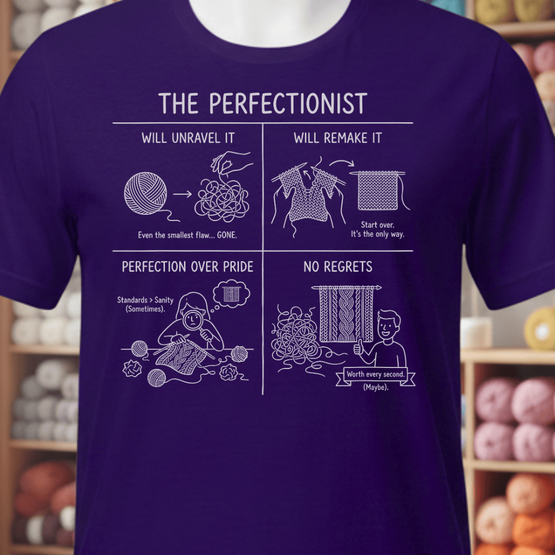 The Perfectionist T-Shirt Team Purple / XS