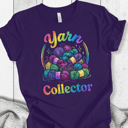 Yarn Collector - Rainbow T-Shirt Team Purple / XS