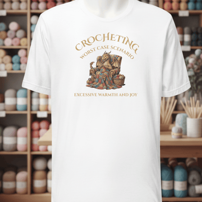 Crocheting Scenario T-Shirt White / S
