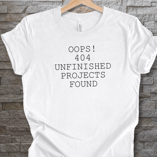 404 Error T-Shirt White / XS