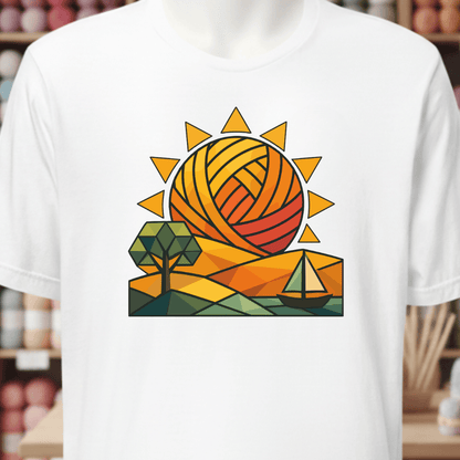GeoSunrise T-Shirt White / XS