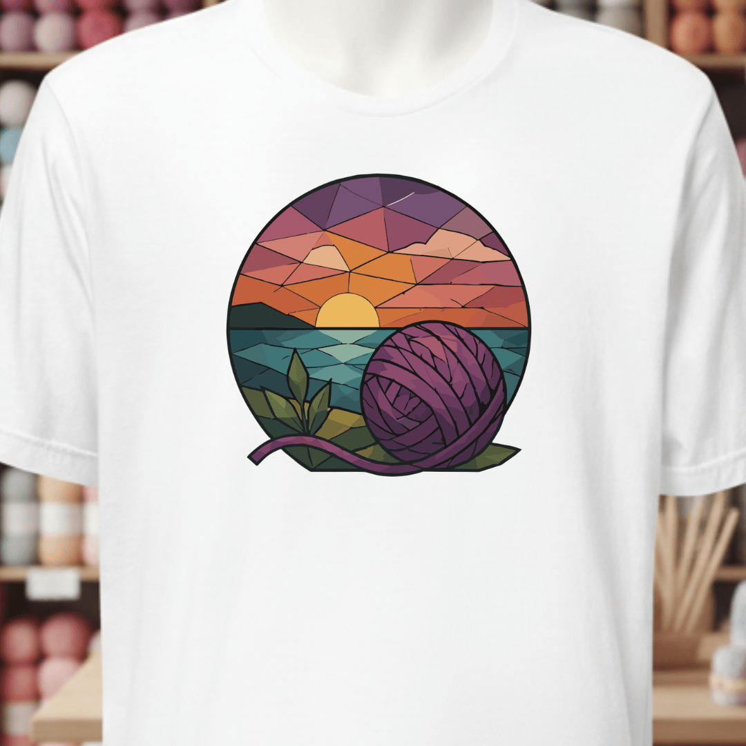 GeoSunset T-Shirt White / XS