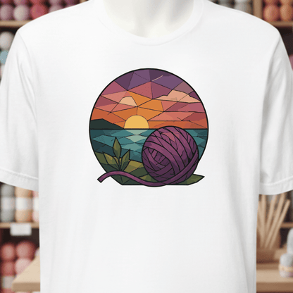 GeoSunset T-Shirt White / XS