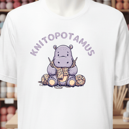 Knitopotamus T-Shirt White / XS