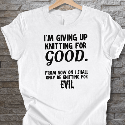 Knitting for Good T-Shirt White / XS
