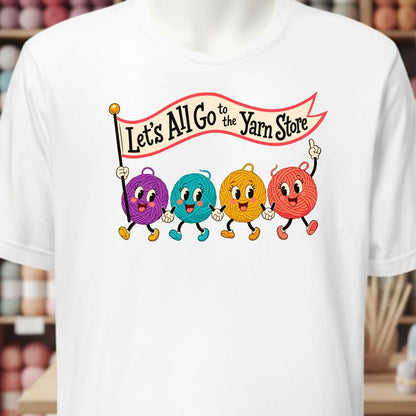Let's All Go T-Shirt White / XS