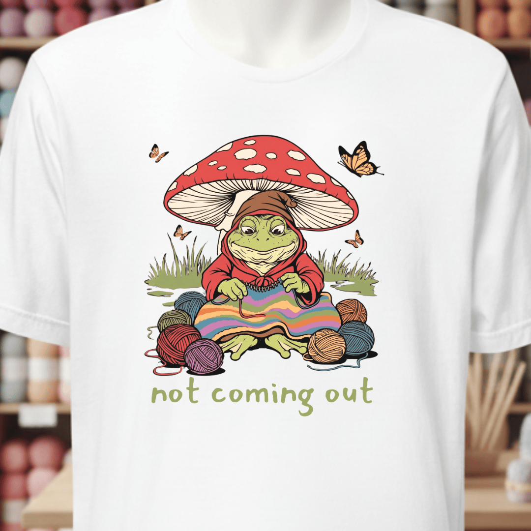 Not Coming Out T-Shirt White / XS