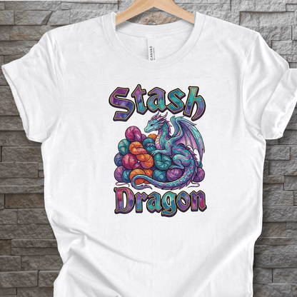 Stash Dragon T-Shirt White / XS