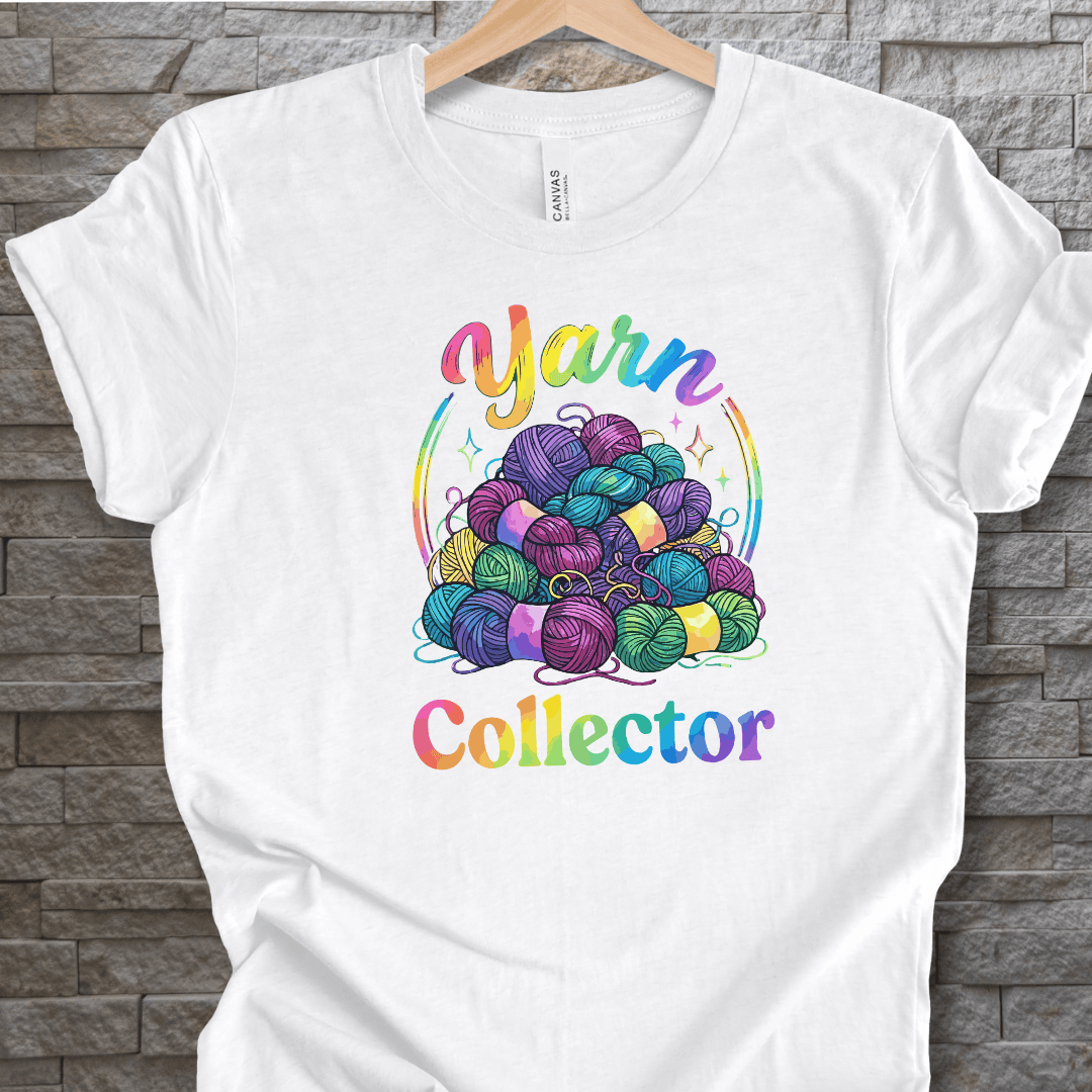 Yarn Collector - Rainbow T-Shirt White / XS