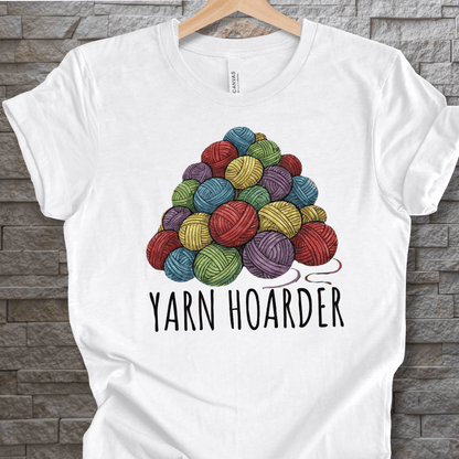 Yarn Hoarder Pile T-Shirt White / XS
