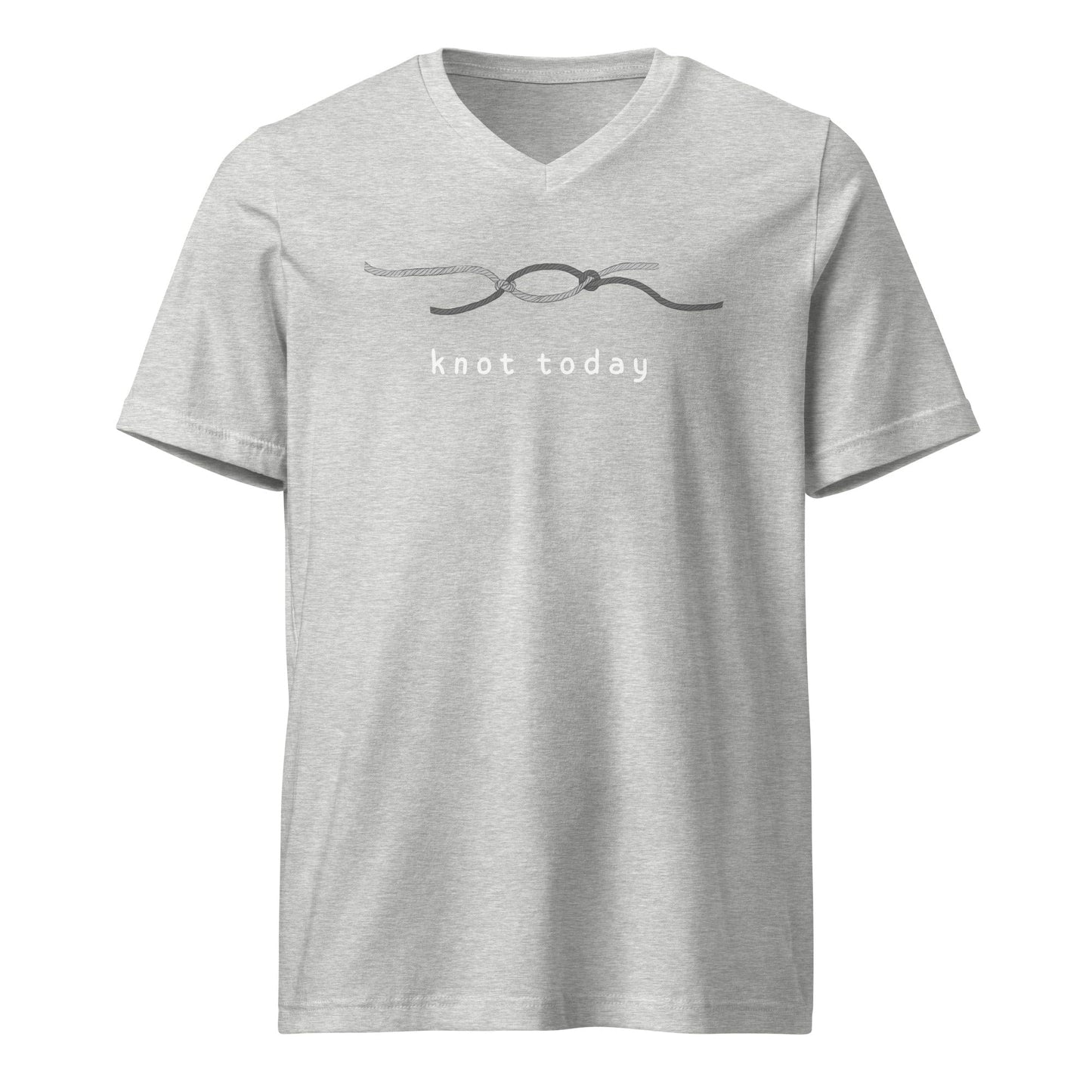Knot Today V-Neck T-Shirt Athletic Heather / S