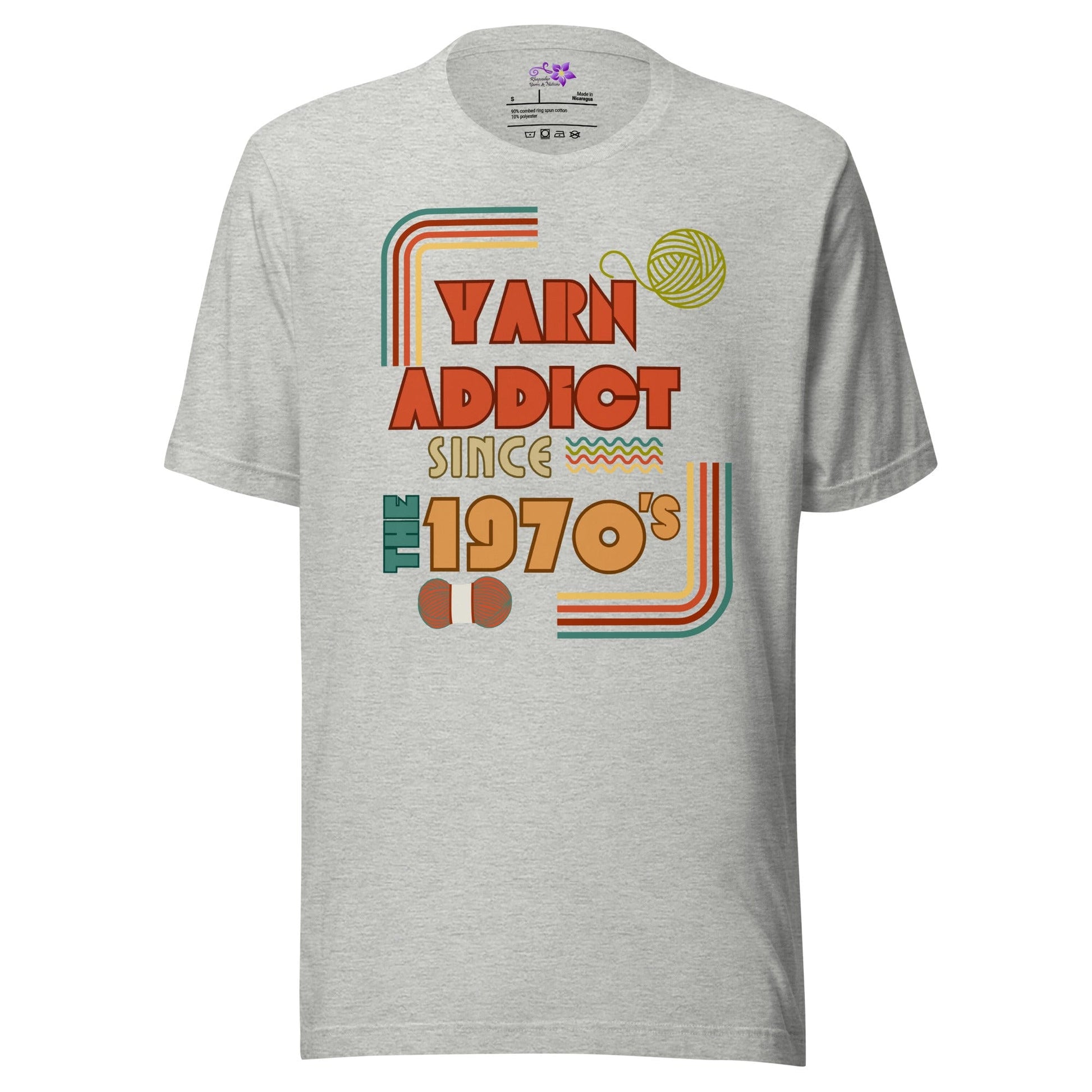 70s Yarn Addict Crew Neck T-Shirt Athletic / S