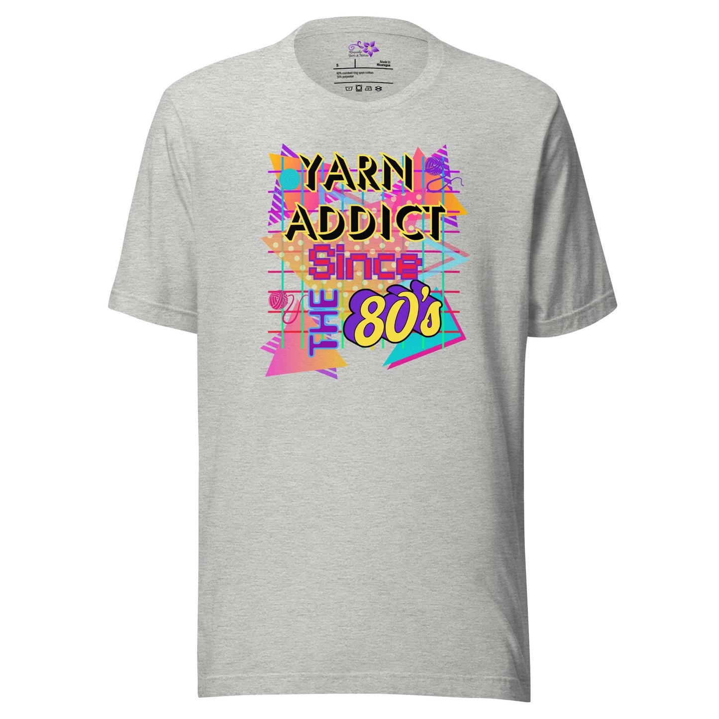 80s Yarn Addict Crew Neck T-shirt Athletic / S