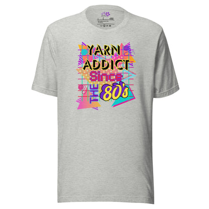 80s Yarn Addict Crew Neck T-shirt Athletic / S