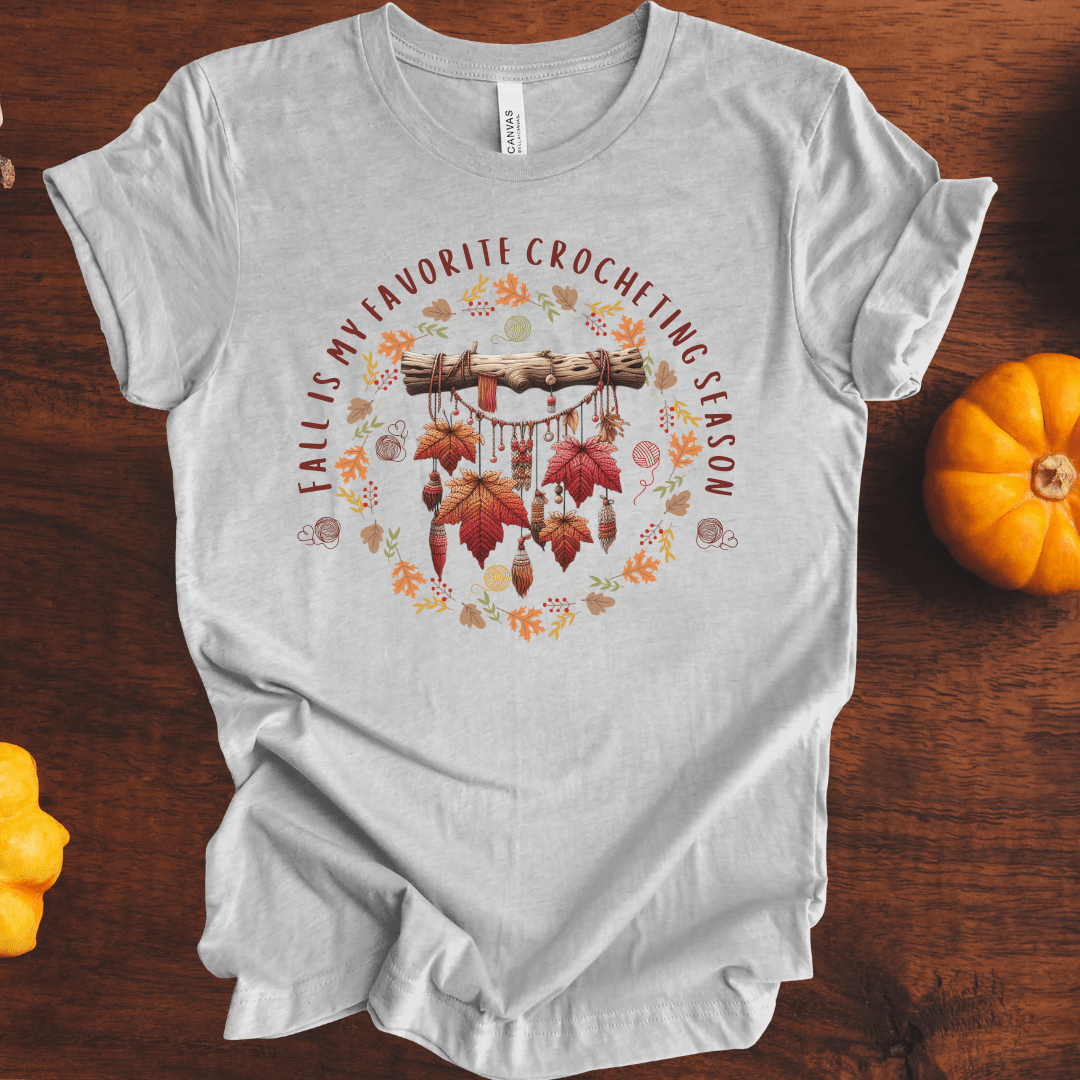 Fall is my Crocheting Season T-Shirt Athletic / S