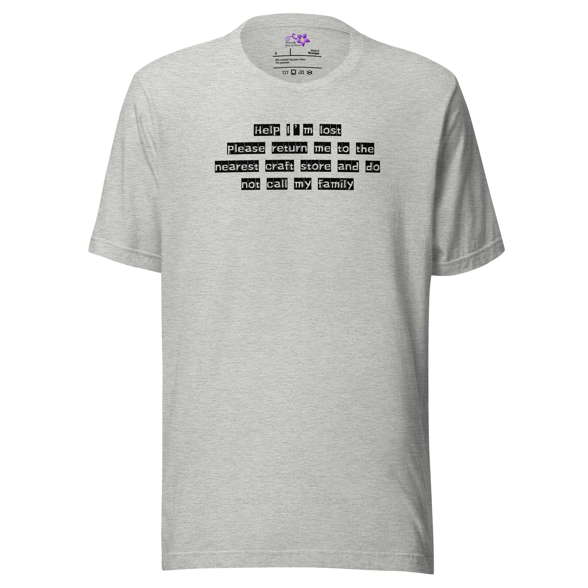 Help I'm Lost Crew Neck T-Shirt Athletic / S