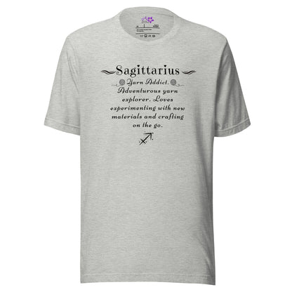 Crafters Zodiac - Sagittarius Crew Neck T-Shirt Athletic / XS