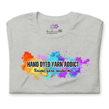 Hand Dyed Yarn Addict Crew Neck T-Shirt Athletic / XS