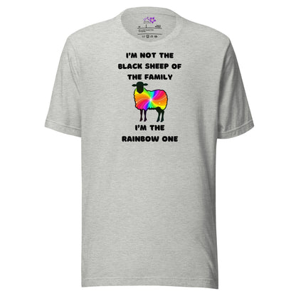 Rainbow Sheep Crew neck T-Shirt Athletic / XS