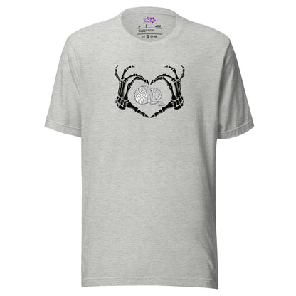 Skeletal Heart Crew Neck T-Shirt Athletic / XS