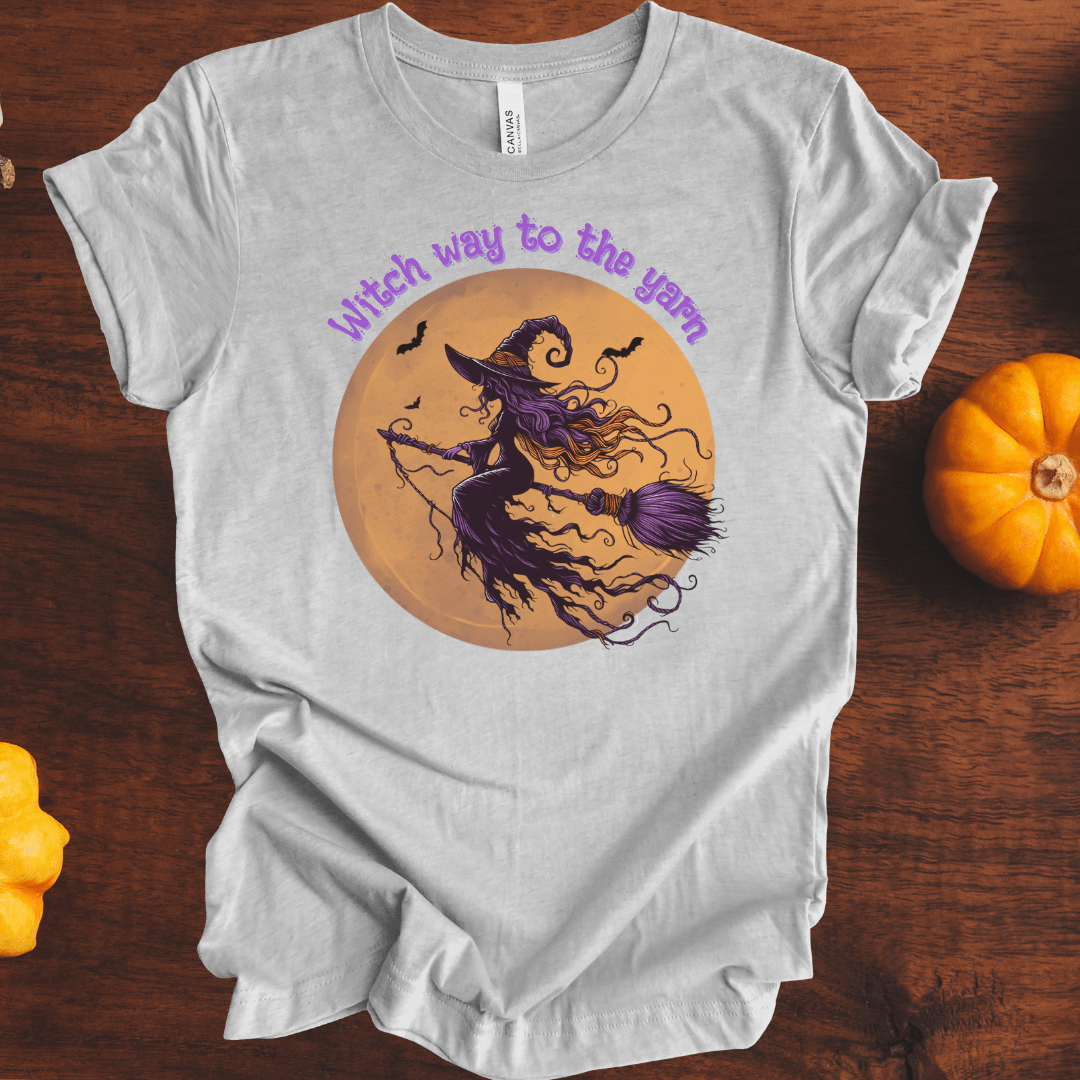 Witch Way Crew Neck T-Shirt Athletic / XS