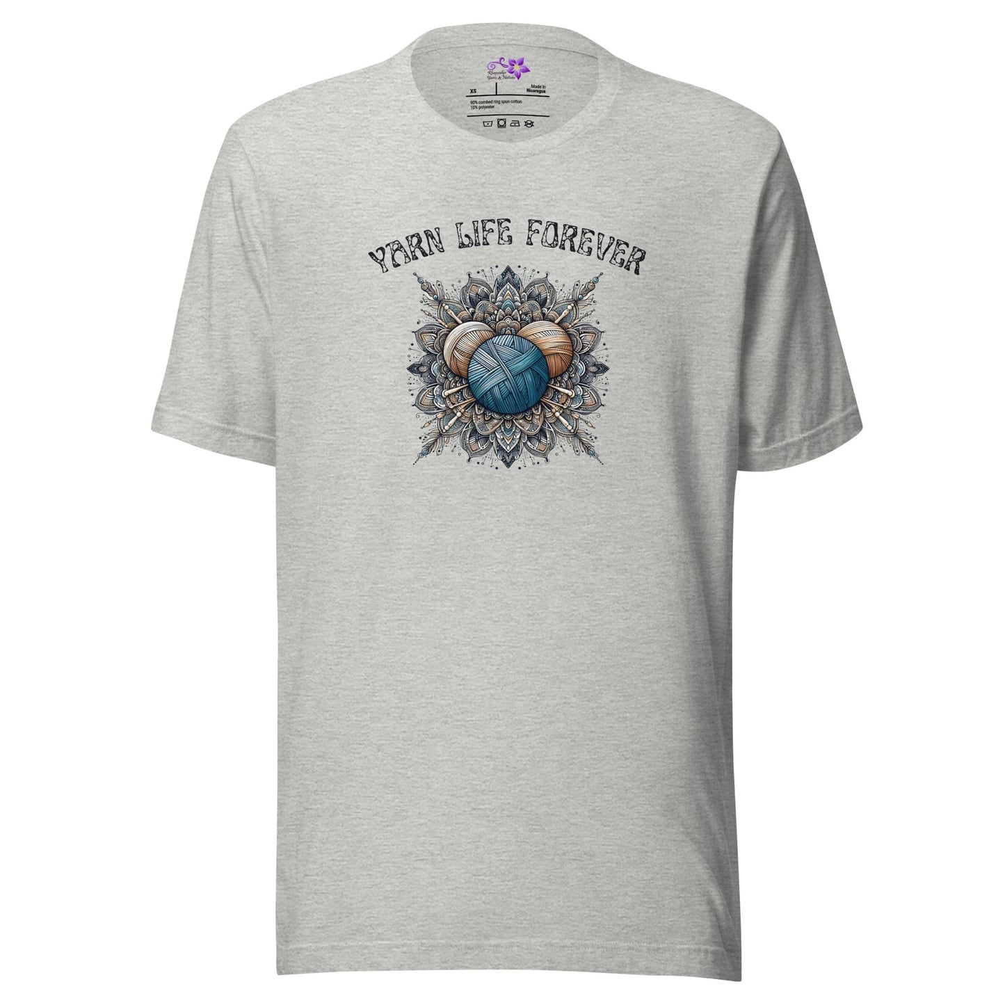 Yarn Life Forever Crew Neck T-Shirt Athletic / XS