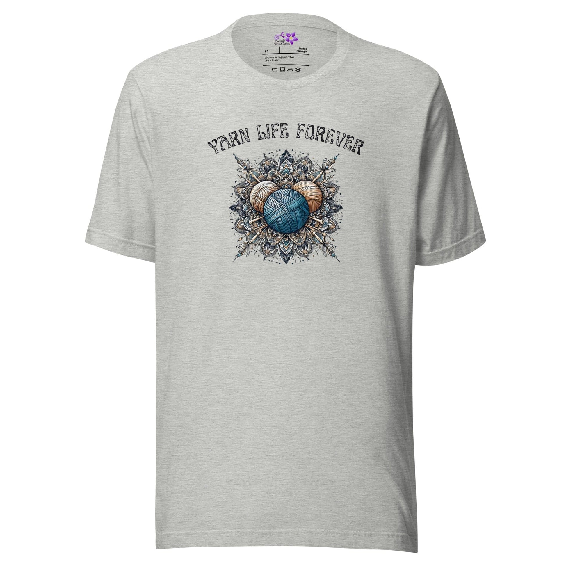 Yarn Life Forever Crew Neck T-Shirt Athletic / XS