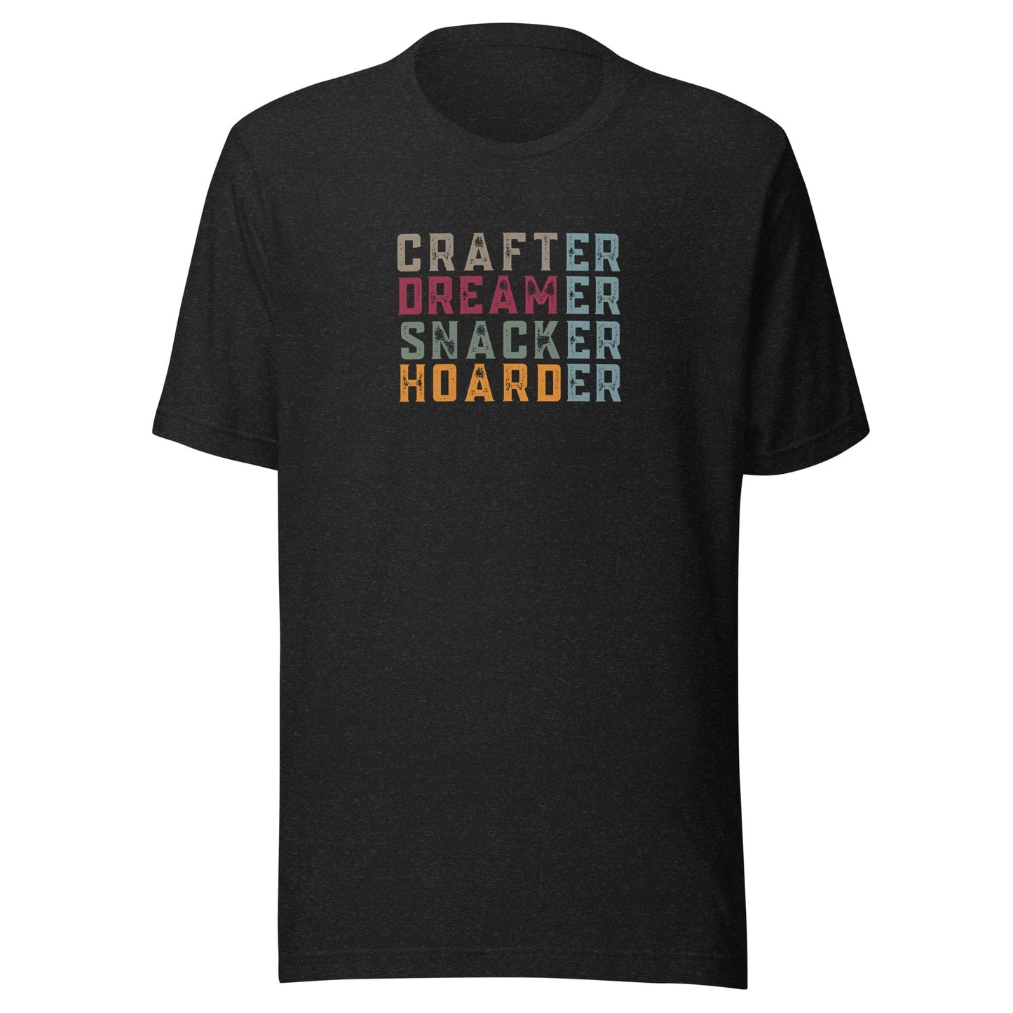 Crafter / Dreamer (no border) T-Shirt Black / S