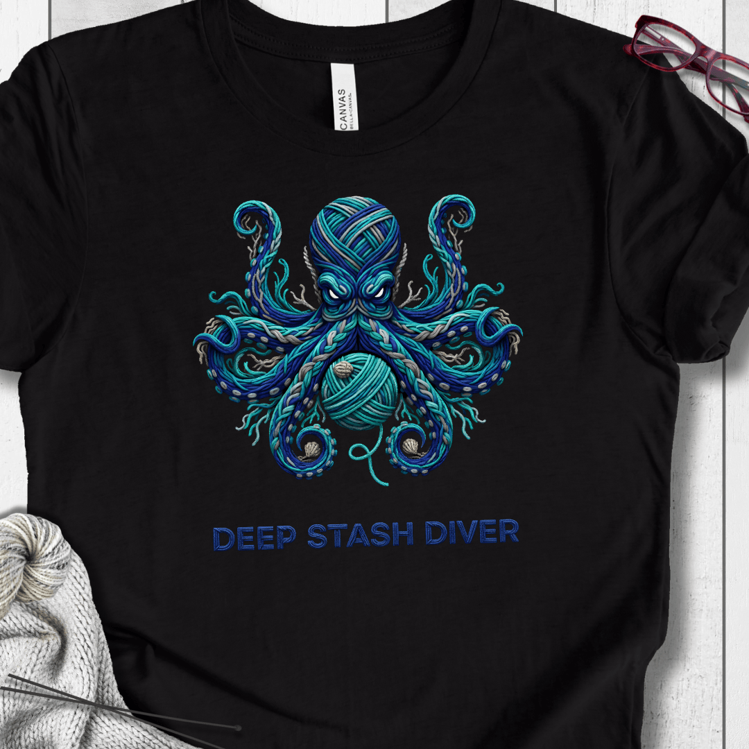 Deep Stash Divers T-Shirt Black / S