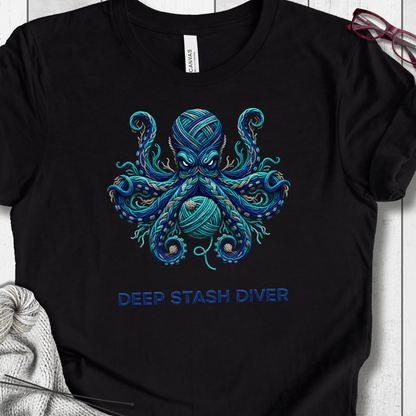 Deep Stash Divers T-Shirt Black / S