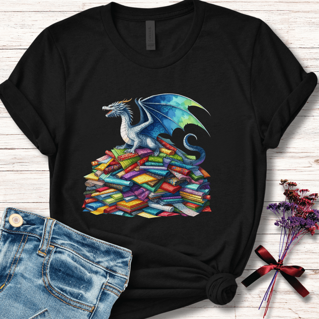 Fabric Hoarder Dragon T-Shirt Black / S