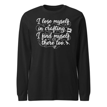 Find Myself Long Sleeve Tee Black / S