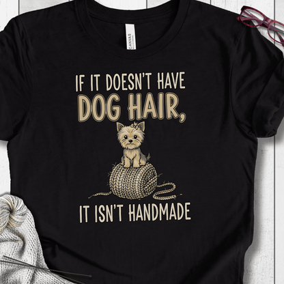 Handmade = Dog Hair T-Shirt Black / S