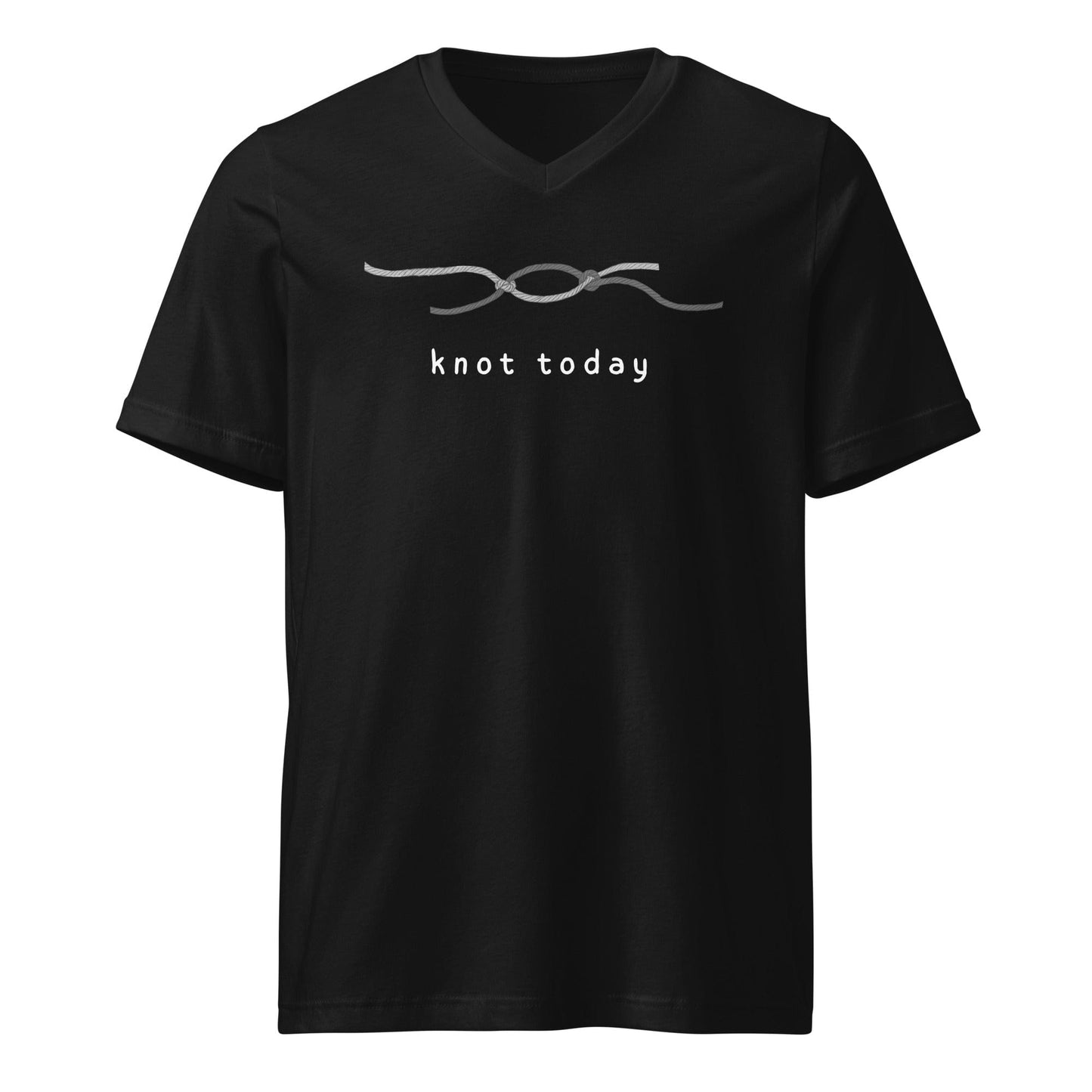 Knot Today V-Neck T-Shirt Black / S