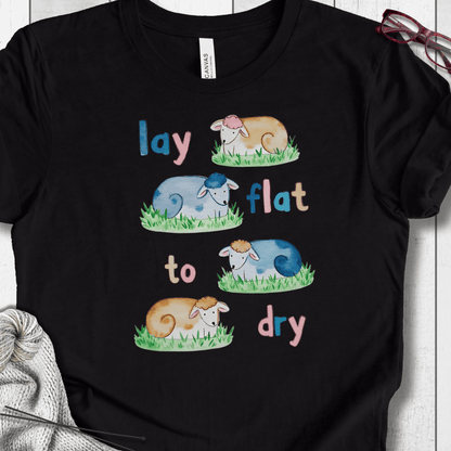 Lay Flat to Dry Group T-Shirt Black / S