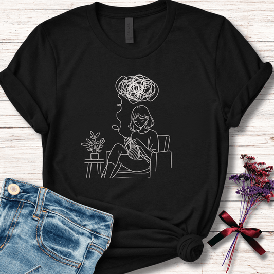 Mental Health crafting T-Shirt Black / S