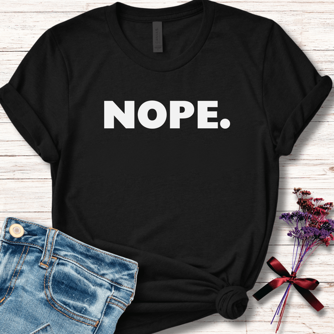 NOPE T-Shirt Black / S