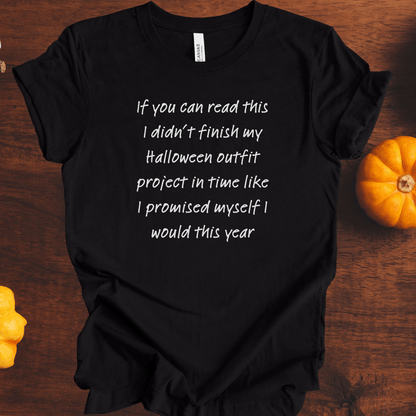 Placeholder Halloween Outfit T-Shirt Black / S