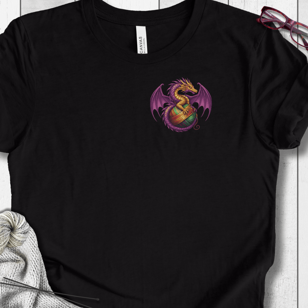 Pocket Dragon T-Shirt Black / S