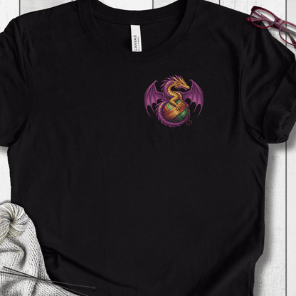 Pocket Dragon T-Shirt Black / S