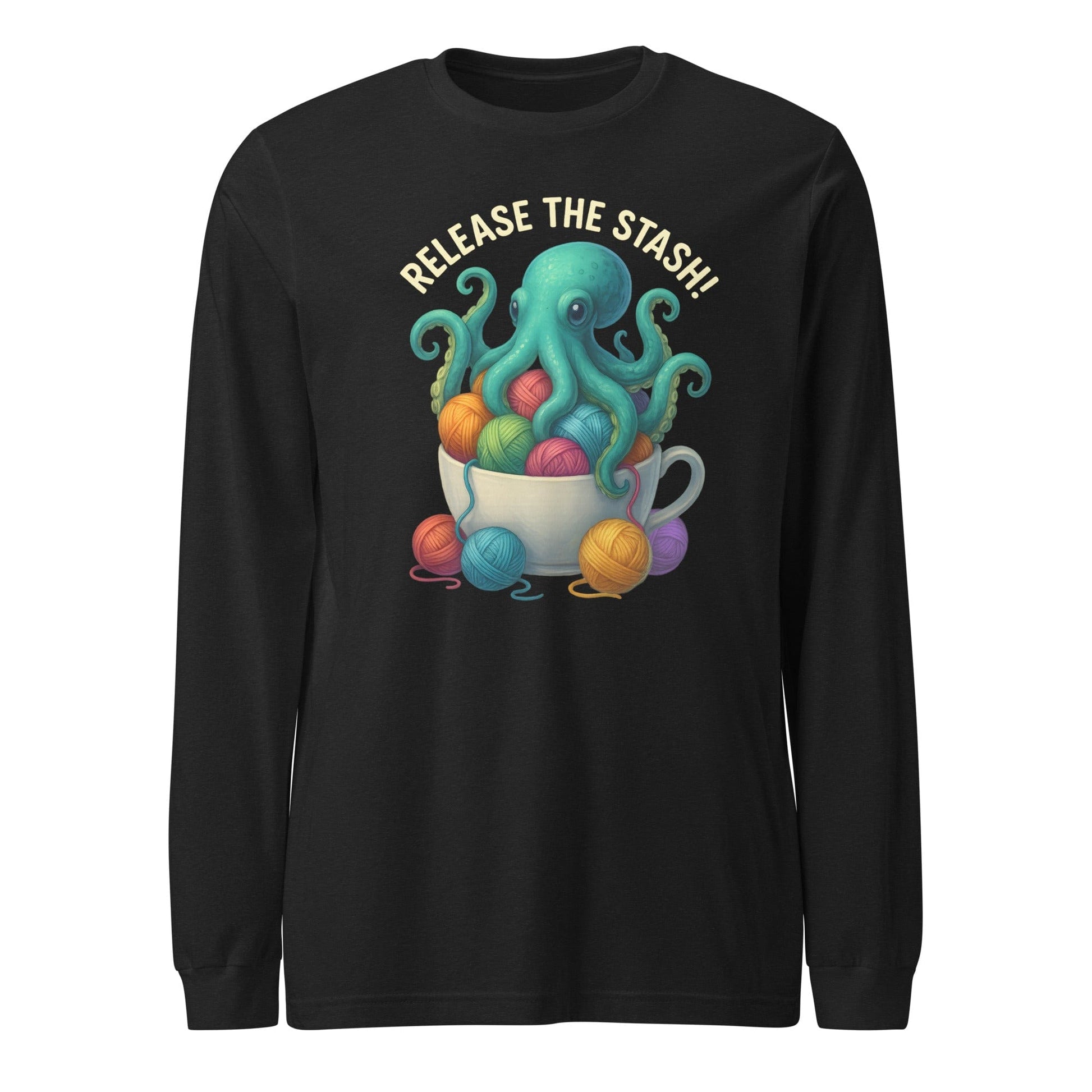 Release the Stash Kraken Long Sleeve Tee Black / S