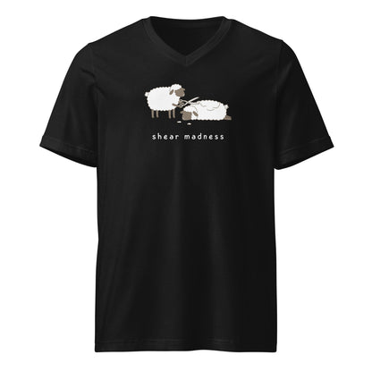 Shear Madness V-Neck T-Shirt Black / S